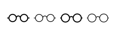 Glasses icon vector for web and mobile app. Glasses sign and symbol