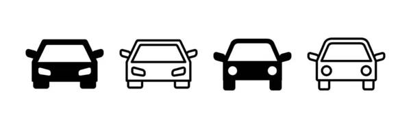 Car Icon Vector Web Mobile App Car Sign Symbol Small — Vettoriale Stock