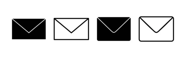Mail Ikon Vektor Web Mobil Alkalmazás Mail Jel Szimbólum Mail — Stock Vector