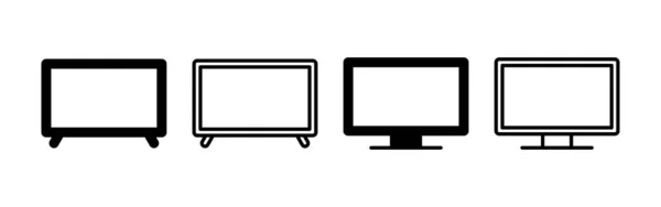 Ikona Vektor Pro Webové Mobilní Aplikace Televizní Značka Symbol — Stockový vektor