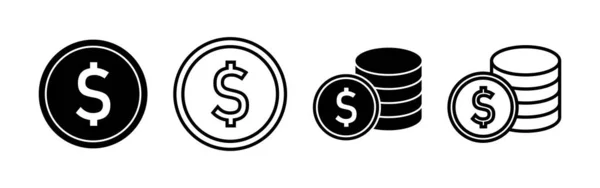Εικονίδιο Χρήματα Διάνυσμα Για Web Και Mobile App Σημάδι Και — Διανυσματικό Αρχείο