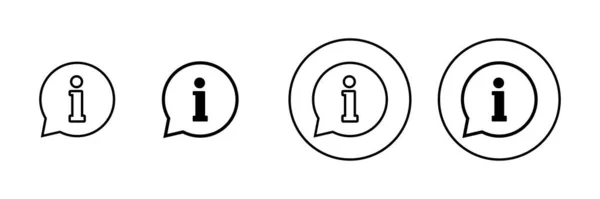 Σύνολο Εικονιδίων Πινακίδας Πληροφοριών Σχετικά Εμάς Υπογράψει Και Σύμβολο Εικονίδιο — Διανυσματικό Αρχείο