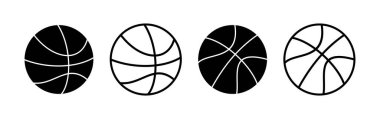 Basketball icon vector for web and mobile app. Basketball ball sign and symbol