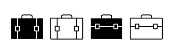 stock vector Briefcase icon vector for web and mobile app. suitcase sign and symbol. luggage symbol.