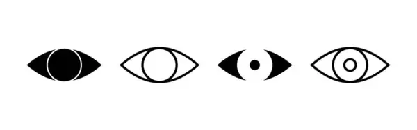 Eye Icon Vector Web Mobile App Eye Sign Symbol Look — Vetor de Stock