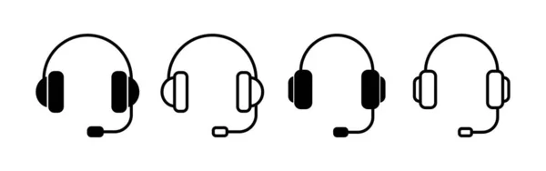 Headphone Icon Vector Web Mobile App Headphone Sign Symbol — Image vectorielle