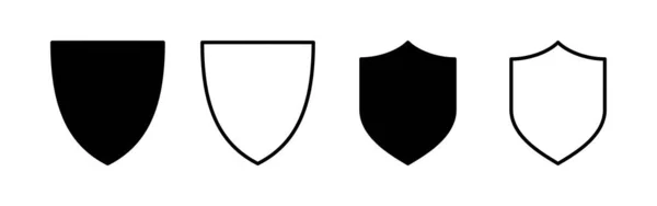 Shield Icon Vector Web Mobile App Protection Icon Security Sign — Stock Vector