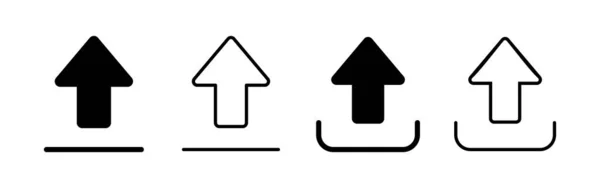 Subir Vector Icono Para Web Aplicación Móvil Signo Símbolo Datos — Archivo Imágenes Vectoriales
