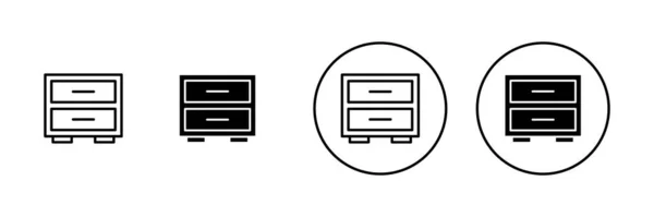Symbolsatz Für Archivordner Dokument Vektor Symbol Archivspeichersymbol — Stockvektor
