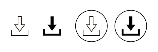 Symbole Herunterladen Zeichen Und Symbol Herunterladen — Stockvektor