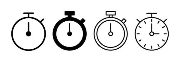 Stopwatch Διάνυσμα Εικονίδιο Για Web Και Mobile App Χρονόμετρο Και — Διανυσματικό Αρχείο