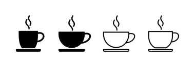 coffee cup icon vector for web and mobile app. cup a coffee sign and symbol