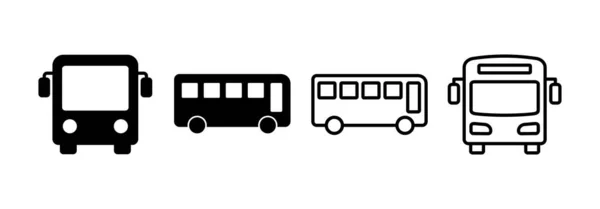 Bus Icon Vector Web Mobile App Bus Sign Symbol Transport — Stock vektor