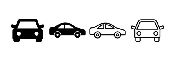 Car Icon Vector Web Mobile App Car Sign Symbol Small — Image vectorielle