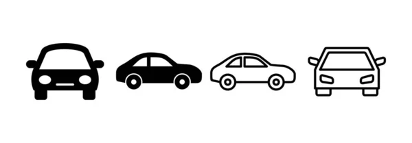 Car Icon Vector Web Mobile App Car Sign Symbol Small — Vettoriale Stock