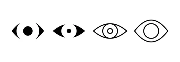 Eye Icon Vector Web Mobile App Eye Sign Symbol Look — Vettoriale Stock