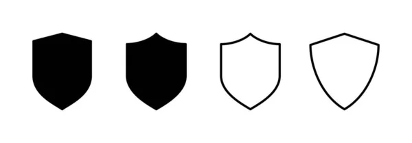 Shield Icon Vector Web Mobile App Protection Icon Security Sign — Stock Vector