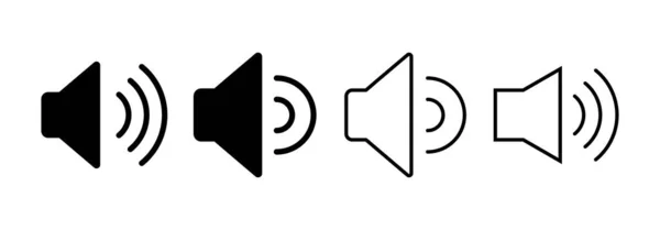 Lautsprechersymbolvektor Für Web Und Mobile App Lautstärkezeichen Und Symbol Lautsprechersymbol — Stockvektor