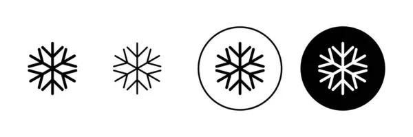 白雪公主开始了雪花标志和符号 — 图库矢量图片