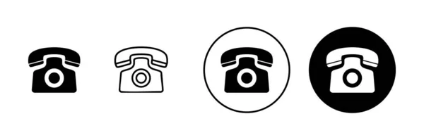 stock vector Telephone icons set. phone sign and symbol