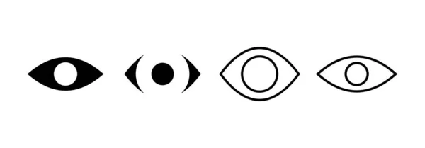 Eye Icon Vector Web Mobile App Eye Sign Symbol Look — Vettoriale Stock