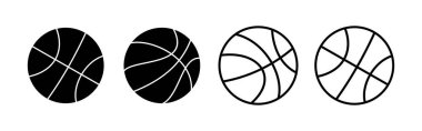 Basketball icon vector for web and mobile app. Basketball ball sign and symbol