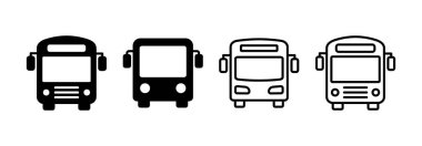 Bus icon vector for web and mobile app. bus sign and symbol. transport symbol