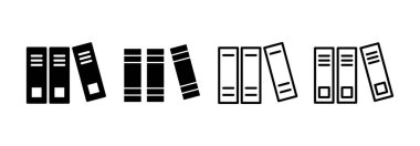 Web ve mobil uygulama için kütüphane simgesi vektörü. eğitim işareti ve sembol