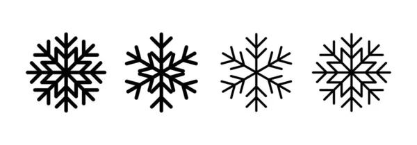 Icono Nieve Vector Para Web Aplicación Móvil Copo Nieve Signo — Archivo Imágenes Vectoriales
