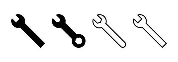 Vetor Ícone Chave Para Web Aplicativo Móvel Ícone Reparação Signo —  Vetores de Stock