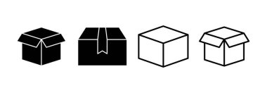 Box icon vector for web and mobile app. box sign and symbol, parcel, package