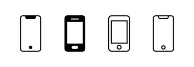 Web ve mobil uygulama için telefon simgesi vektörü. Çağrı kodu ve sembol. telefon sembolü