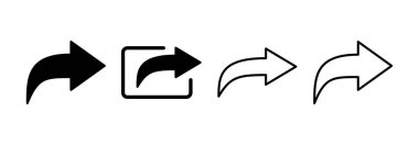 Web ve mobil uygulama için simge vektörünü paylaş. İşaret ve sembol paylaşımı