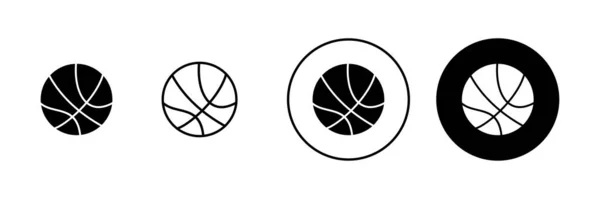 stock vector Basketball icons set. Basketball ball sign and symbol