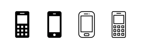 Vecteur Icône Téléphone Pour Application Web Mobile Indicatif Appel Symbole — Image vectorielle