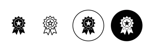 Badge Icon Set Preissymbolvektor Zeichen Und Symbole Erreichen — Stockvektor