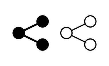 Simge vektörünü paylaş. İşaret ve sembol paylaşımı