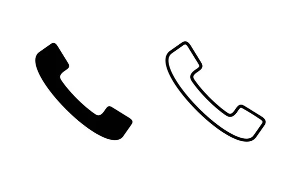 Wezwij Wektor Ikony Znak Symbol Telefonu Ikona Telefonu Skontaktuj Się — Wektor stockowy