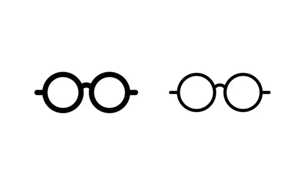 メガネのアイコンベクトル メガネのサインとシンボル — ストックベクタ
