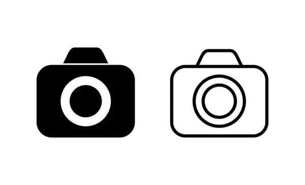 Camera Icon Vector Photo Camera Sign Symbol Photography Icon — Stock Vector