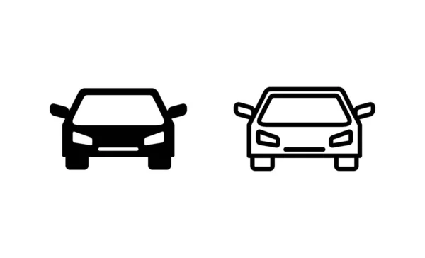 Εικονίδιο Αυτοκινήτου Σήμανση Αυτοκινήτου Και Σύμβολο Μικρό Σεντάν — Διανυσματικό Αρχείο