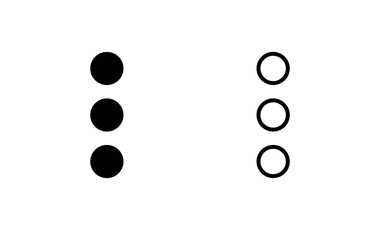 Menü simgesi vektörü. Web menü işareti ve sembol. Hamburger menüsü sembolü