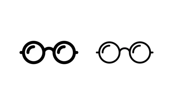 メガネのアイコンベクトル メガネのサインとシンボル — ストックベクタ