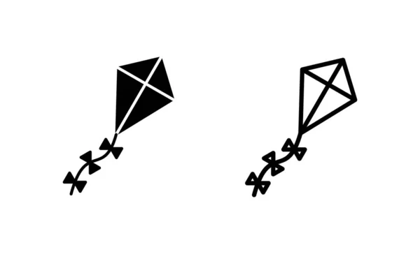 Kite Icon Vector Kite Sign Symbol — Stock Vector