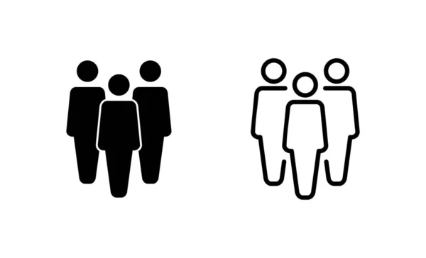 人的图标向量 人的标志和符号 用户图标向量 — 图库矢量图片