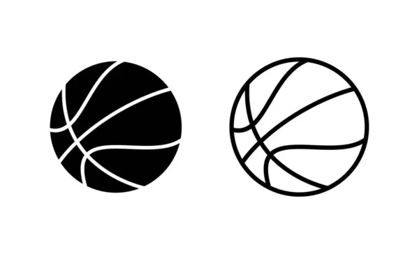 Basketball Icon Vector Basketball Ball Sign Symbol — Stock Vector