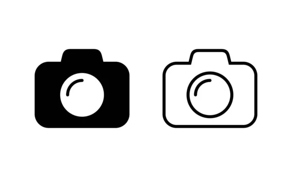 Εικονίδιο Κάμερας Σύμβολο Και Σύμβολο Φωτογραφικής Μηχανής Εικονίδιο Φωτογραφίας — Διανυσματικό Αρχείο