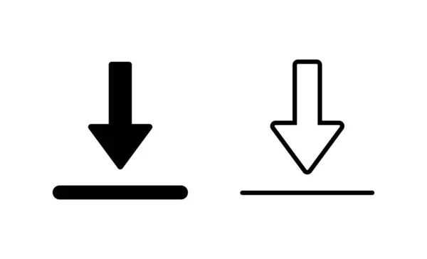 Download Icon Vector Download Sign Symbol — Stock Vector