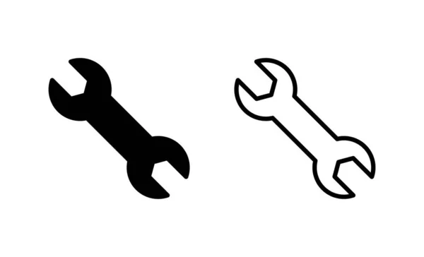 Вектор Иконки Ключа Ref Знак Инструмента Символ — стоковый вектор