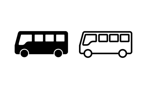 Вектор Значка Шини Знак Автобуса Символ — стоковий вектор